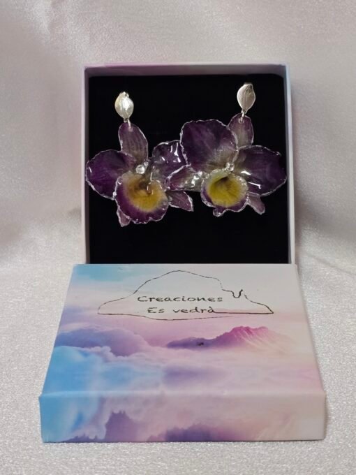 Pendientes de Orquídea - Imagen 2