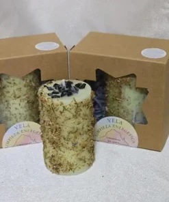 Vela de Limpieza Energética con Obsidiana – Purifica tu Hogar y Eleva tu Energía