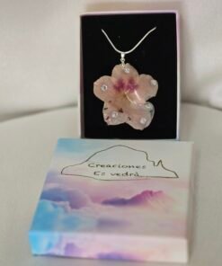 Alternative view of Colgante de Flor de Azalea