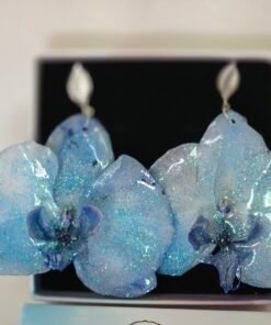 Pendientes de Orquídea