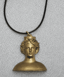 Colgante de la diosa Tanit, con diseño de busto clásico